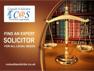 Consult A Solicitor | Find an expert solicitor for all legal needs
