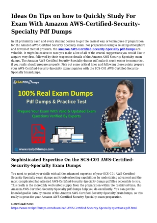 AWS-Certified-Security-Specialty Pdf Dumps The Rational Preparing Source