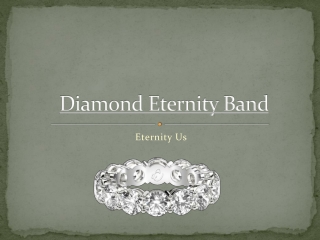 Stunning Diamond Eternity Band Online - Eternity Us