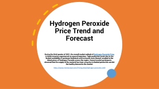 High Density Polyethylene (HDPE) Price Trend and Forecast