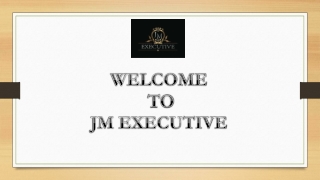 Get Chauffer Services for Corporate Events at JM EXECUTIVE