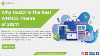 Why HostX Is The Best WHMCS Theme of 2021?