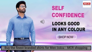 Buy the finest branded shirts for Men Online - MCR shopping