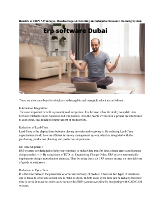 Erp software Dubai