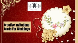 Creative Invitations Cards For Weddings