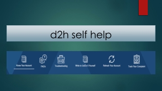DTH Self help | D2H