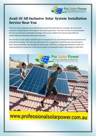 Solar System Installation in Gympie