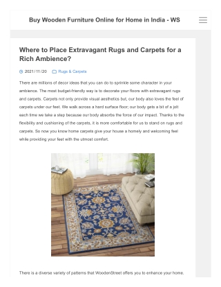 Where-to-Place-Extravagant-Rugs-and-Carpets-for-a-Rich-Ambience
