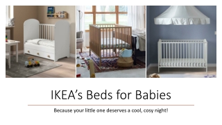 IKEA's beds for babies