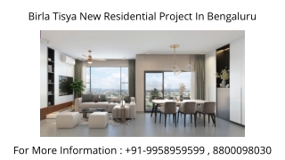 Birla Group New Launch On Magadi Road Bangalore, Birla Tisya Rajajinagar Bangalo