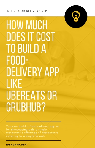how to build food delivery app