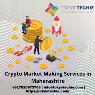 Crypto Market Making Services in Maharashtra | TokyoTechie