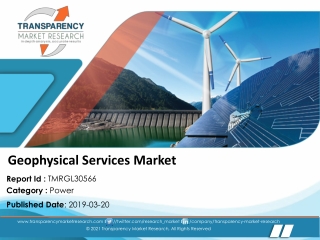 Geophysical Services Market to reach US$ 17 Mn by 2026