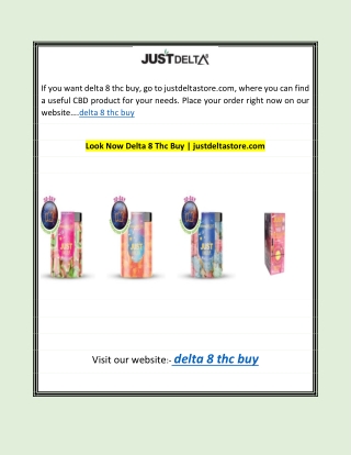 Look Now Delta 8 Thc Buy | justdeltastore.com