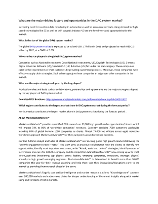 Data Acquisition (DAQ) System Market