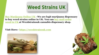 Buy weed strains Online UK