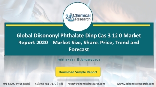 Global Diisononyl Phthalate Dinp Cas 3 12 0 Market Report 2020