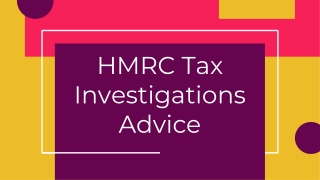 HMRC Tax Investigations Advice in London