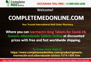 Ivermectin 6mg Tablets for Covid-19