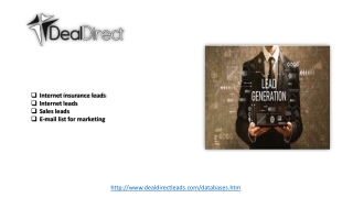 Internet leads from deal direct leads