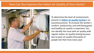 How Can You Improve the Indoor Air Quality of Your Home?