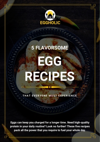 Five Interesting Ways To Make Eggs For Health Conscious People