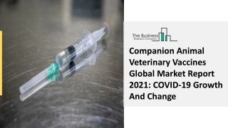 Companion Animal Veterinary Vaccines Market Size, Share, Industry Analysis 2030