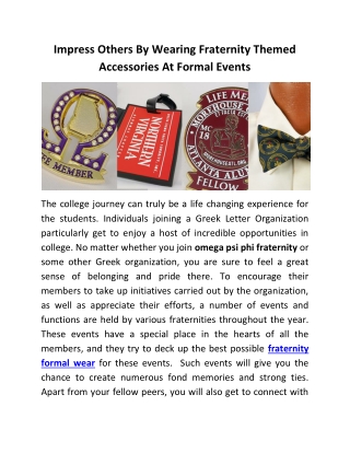 Wearing Fraternity Themed Accessories At Formal Events-converted
