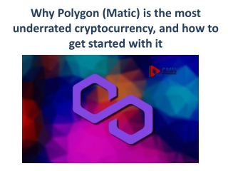 Polygon (Matic) | The Underdog of Cryptocurrencies | CMN News