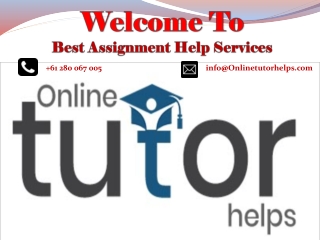 Online Law Assignment Help PPT