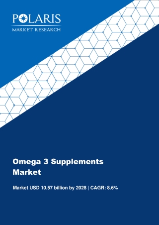 Omega 3 Supplements Market