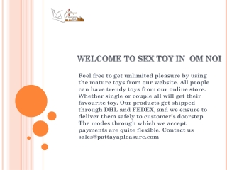 Buy Online Sex Toys In  Om Noi