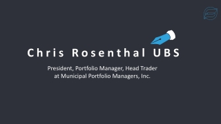 Chris Rosenthal UBS - A Natural Relationship Builder From Ohio