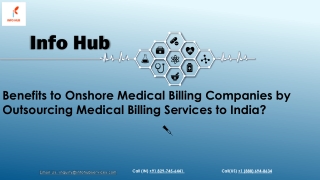 Benefits to Onshore Medical Billing Companies by Outsourcing Medical Billing.