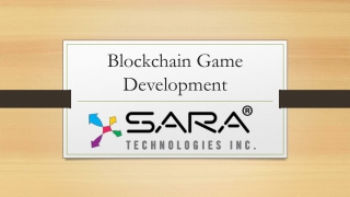 Blockchain Game Development