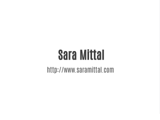 Sara Mittal
