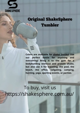 A must-have for gym freaks to blend health Shakes  ShakeSphere AUS