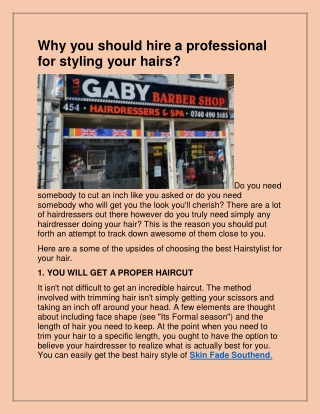 Get the best Ladies Hair Cutting in Southend
