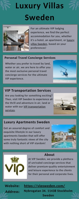 Luxury Villas Sweden