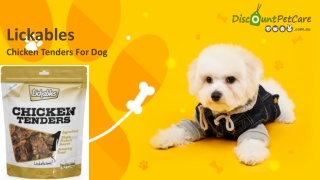 Lickables Chicken Tenders Dog Treats 80G | DiscountPetCare