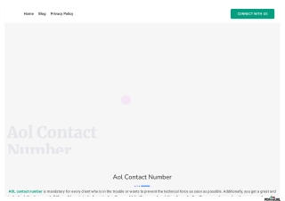 Aol contact number