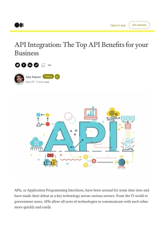 API Integration: The Top API Benefits for your Business