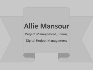 Allie Mansour - A Natural Relationship Builder From Canada