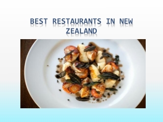 Best Restaurants in New Zealand