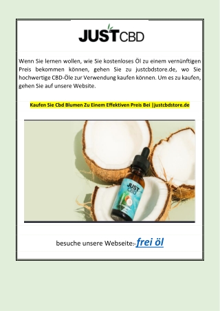 Kaufen Sie Cbd Blumen Zu Einem Effektiven Preis Bei |justcbdstore.de