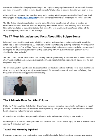 The Ultimate Cheat Sheet On Kibo Eclipse Bonus