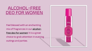 Alcohol-Free Deo for Women