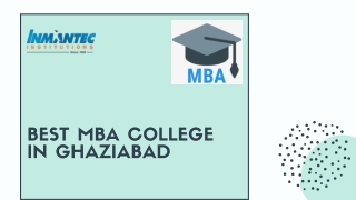 Best MBA College in Ghaziabad