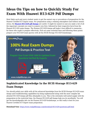 H13-629 Pdf Dumps, H13-629 Braindumps, H13-629 Exam dumps,