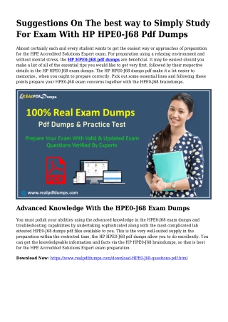 HPE0-J58 Pdf Dumps, HPE0-J58 Braindumps, HPE0-J58 Exam dumps,